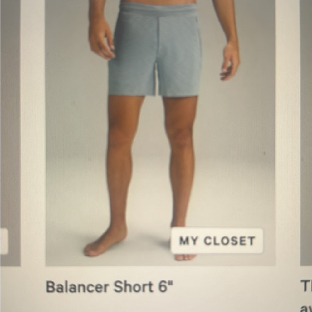 lululemon athletica Gray Athletic Shorts